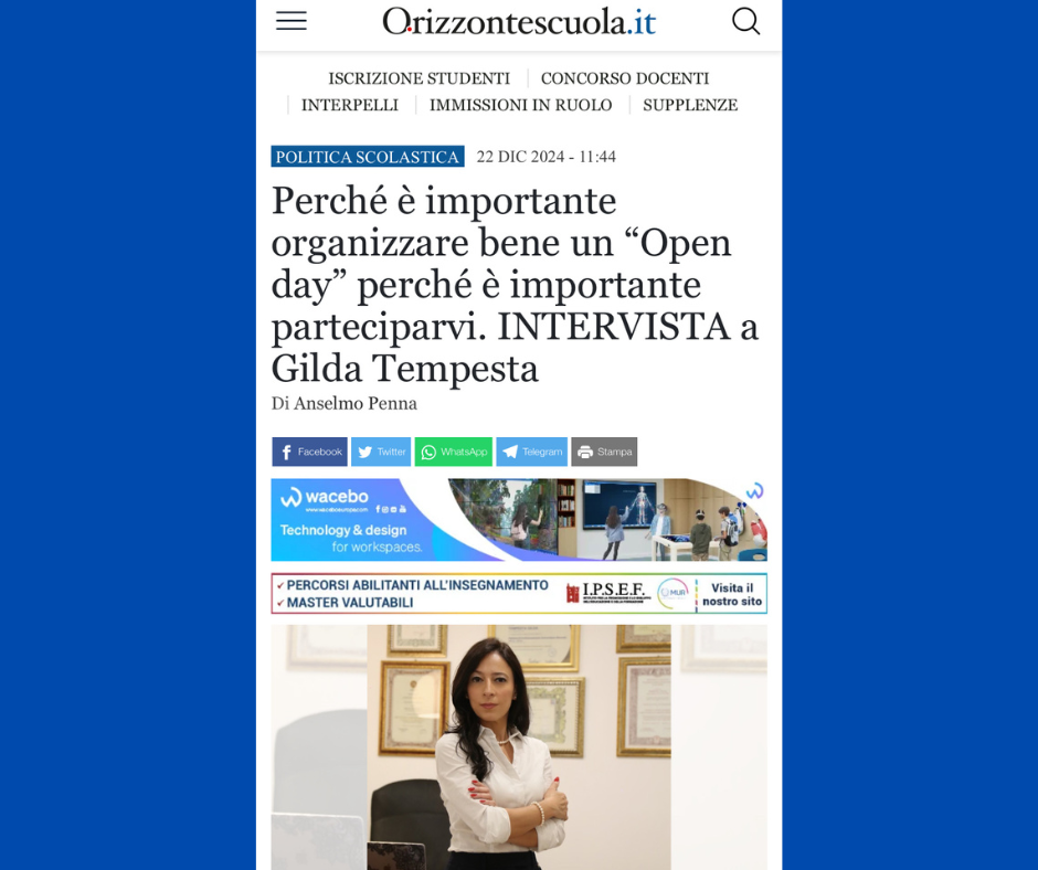 Intervista Orientamento Scolastico
